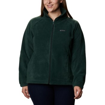 Dámské Bundy Columbia Benton Springs Full Zip Plus Size Zelene FDNIUV357